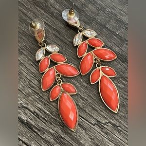 Orange earrings